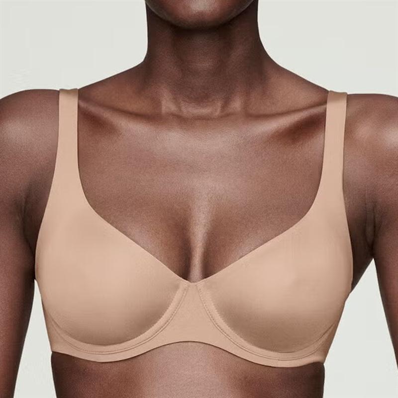 NWOT CUUP 30B The Scoop Taupe Microfiber Underwire Bra 135386