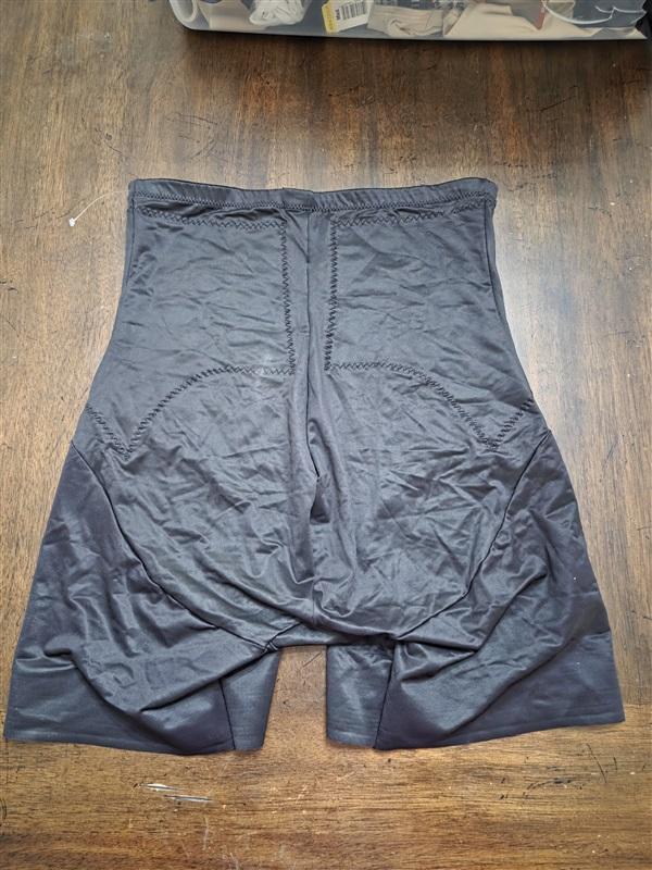 NWT Miraclesuit 2xl Shape Away Back Magic Hi-Waist Thigh Slimmer 2919 BLK 135394