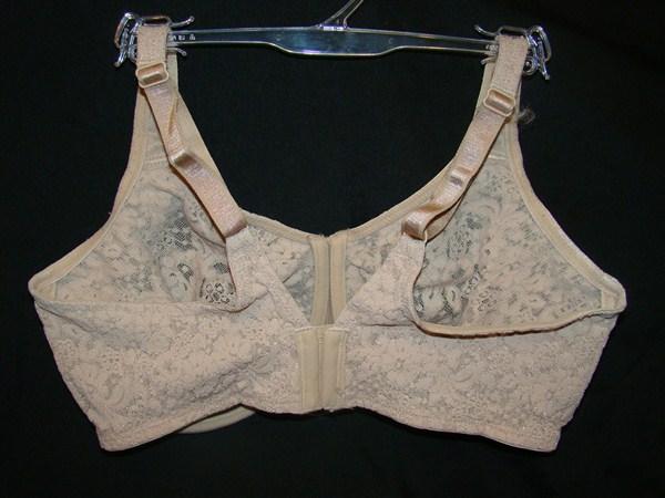 NWT Wacoal 34D Halo Lace Full Coverage Underwire Bra 65547 Beige 135397