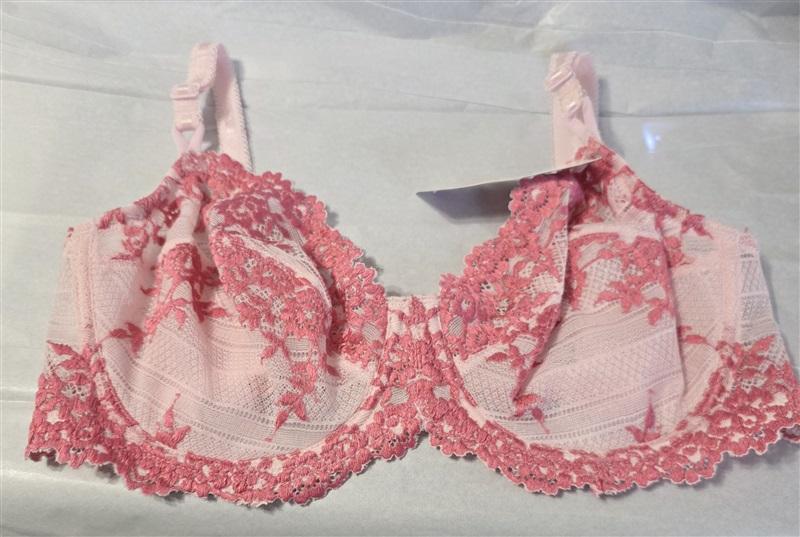 NWOT Wacoal 34C Embrace Lace Underwire Bra 65191 Pink 135398