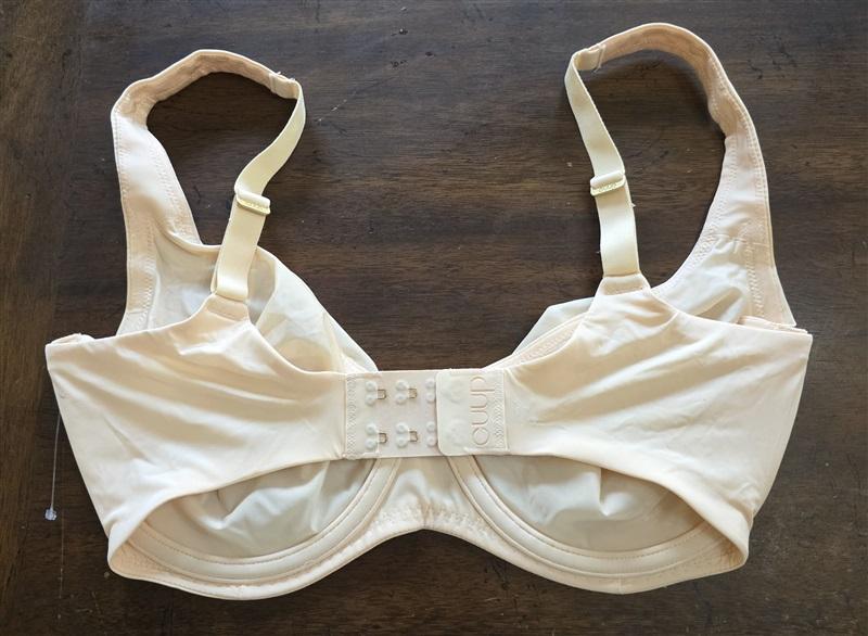 NWTD CUUP 34F The Scoop Ivory Microfiber Underwire Bra 135400