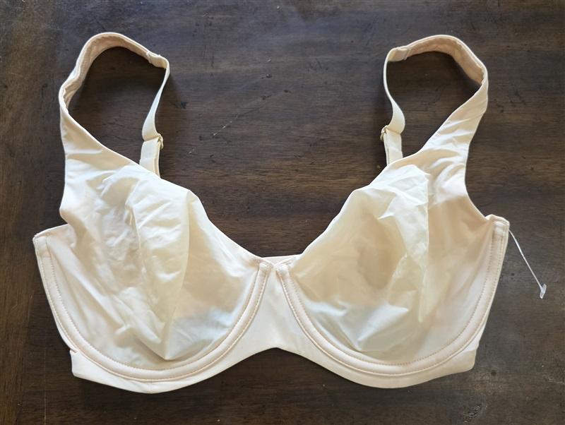 NWTD CUUP 34F The Scoop Ivory Microfiber Underwire Bra 135400