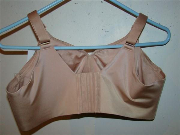 NWT Amoena 48C Magdalena 463 Back Smoothing Wire-Free Bra Beige 135402