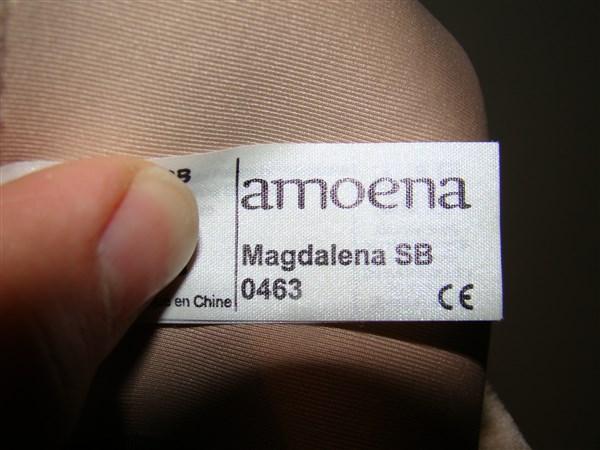 NWT Amoena 48C Magdalena 463 Back Smoothing Wire-Free Bra Beige 135402