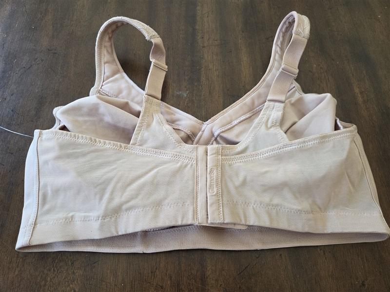 NWOT Glamorise 34B Magic Lift Full Figure Support Bra 1007 Beige 135404