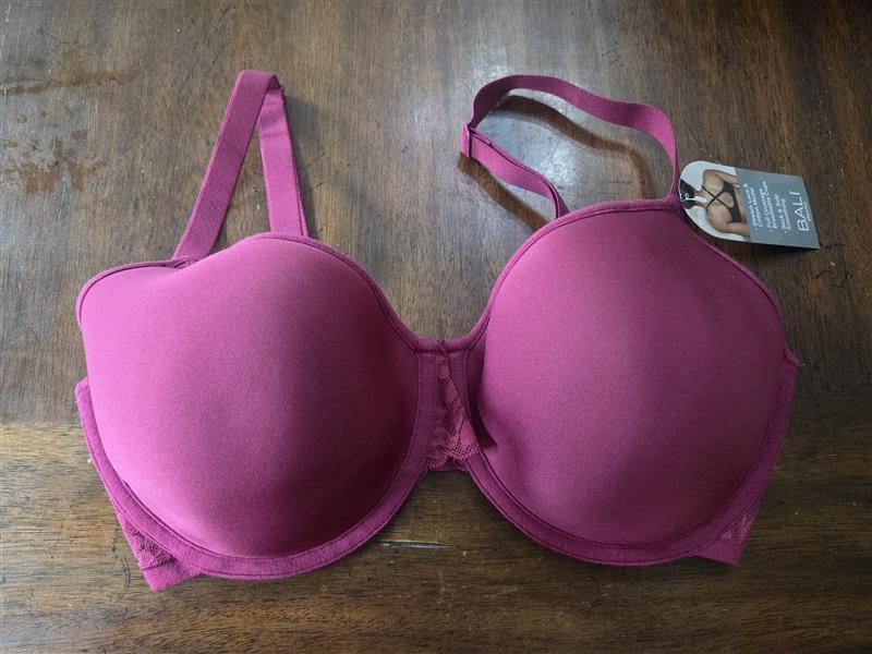 NWT Bali 36D Breathe Lightweight T-Shirt Bra DF7592 Pink 135406