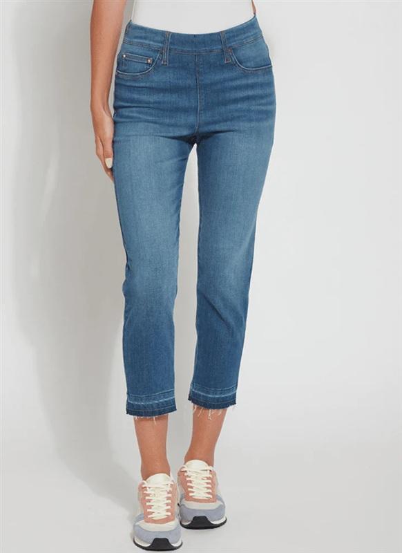 NWT Lysse Small 'Holding Power' Premium Denim Cropped Straight Leg 135408