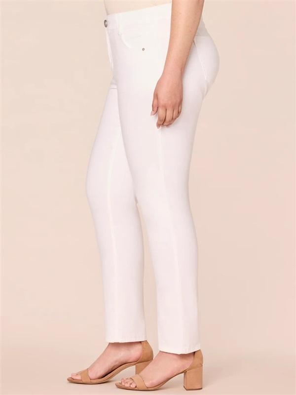 NWT Democracy 16 "Ab"solution Optic White Straight Leg Jeans 135412