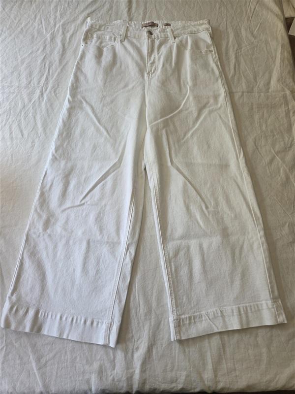 NWT Ariat 32R Ultra High Rise Countryside Wide Leg Crop Jeans 135422