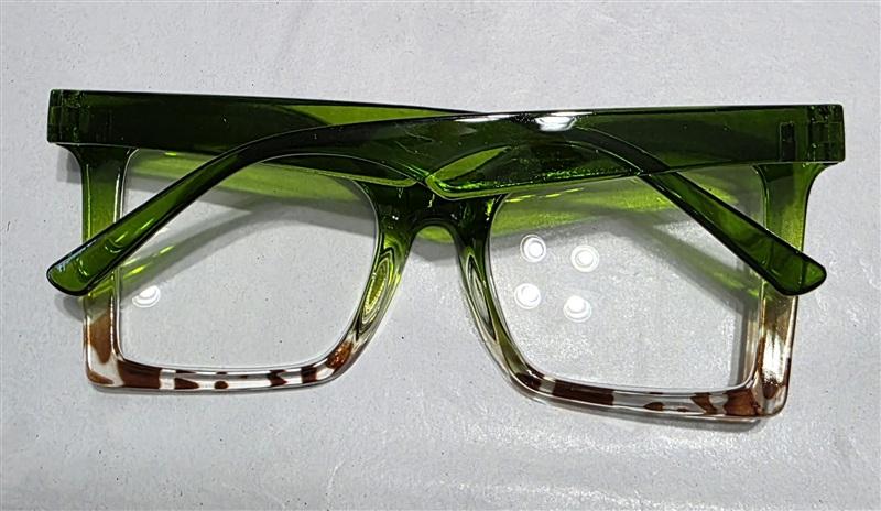 NWT EyeKepper 1.5 Square Cat Eye Green Tortoise Readers Reading Glasses 135433