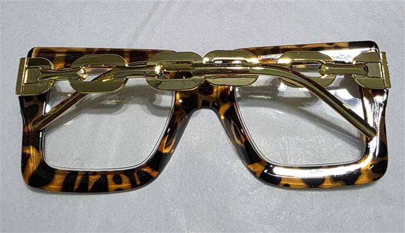 NWT EyeKepper 1.5 Square Cat Eye Animal Chain Arm Readers Reading Glasses 135447