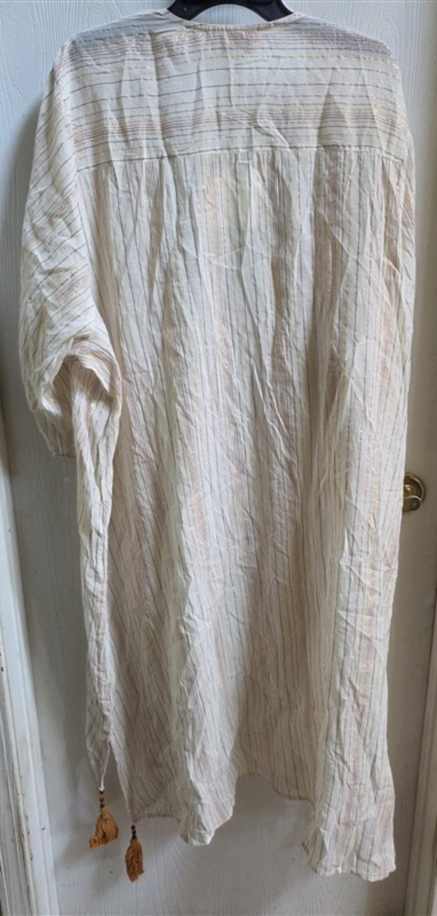 NWT A La Plage Small Front Open Kimono Kaftan Swim Cover Up Jacket 135449