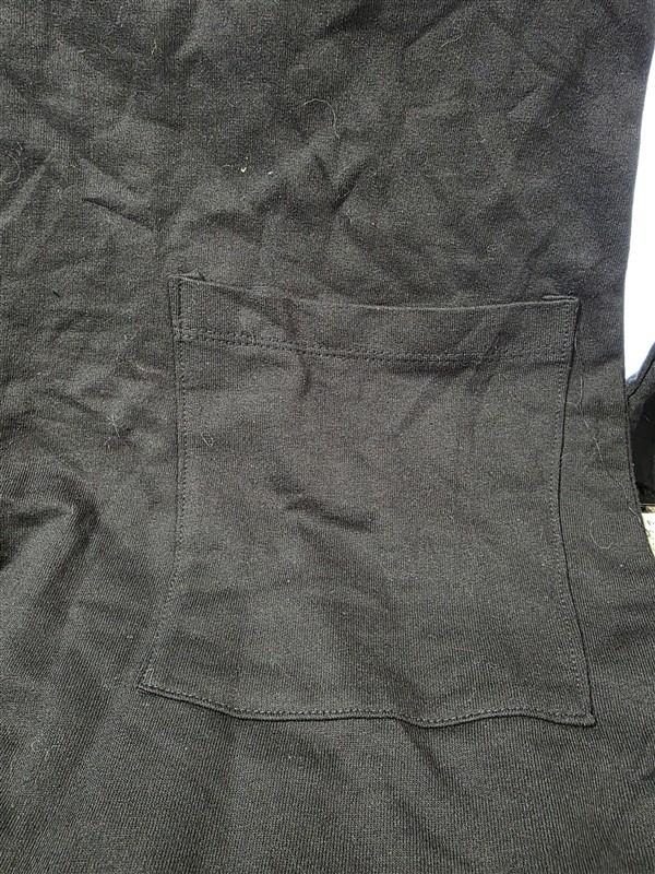 NWOT Allen of California M Lounge Shift Dress Long Black 135454