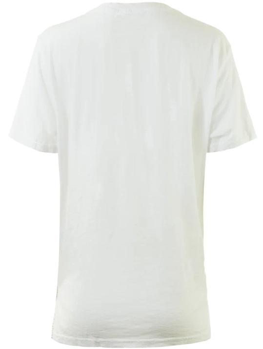 NWOT Michael Stars OS V Neck Short Sleeve T Shirt White 135470