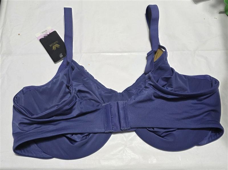 NWT Wacoal Perfect Primer 40D Full Figure Underwire Bra 855213 Blue 135477
