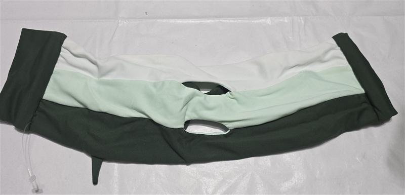 NWT Pilyq S Envy Color Block Solid Green Teeny Bikini Swim Bottom 135480
