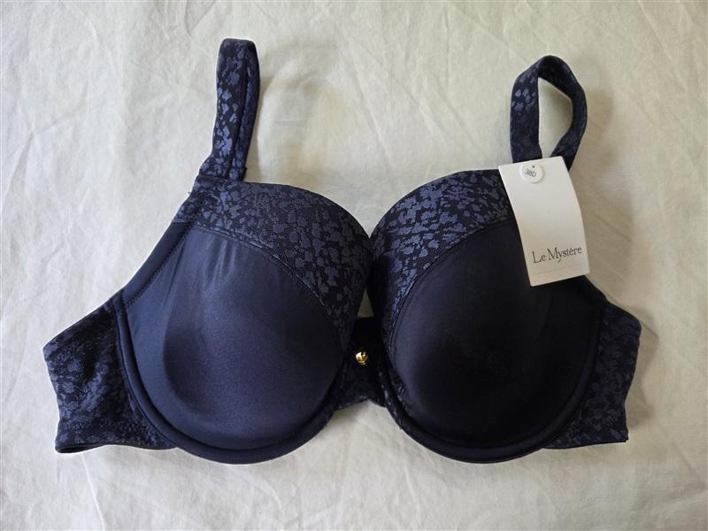 NWT Le Mystere 38D Safari Bra 9978 Navy Blue T-Shirt Bra 135485