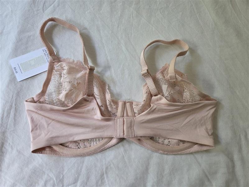 NWT Le Mystere 34DD Lace Allure Unlined Bra 8246 Pink 135487