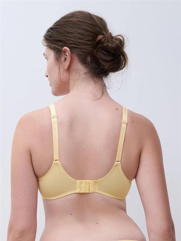 NWT Chantelle 34DDD Origins Half-Cup Bra Sunflower Yellow 135490