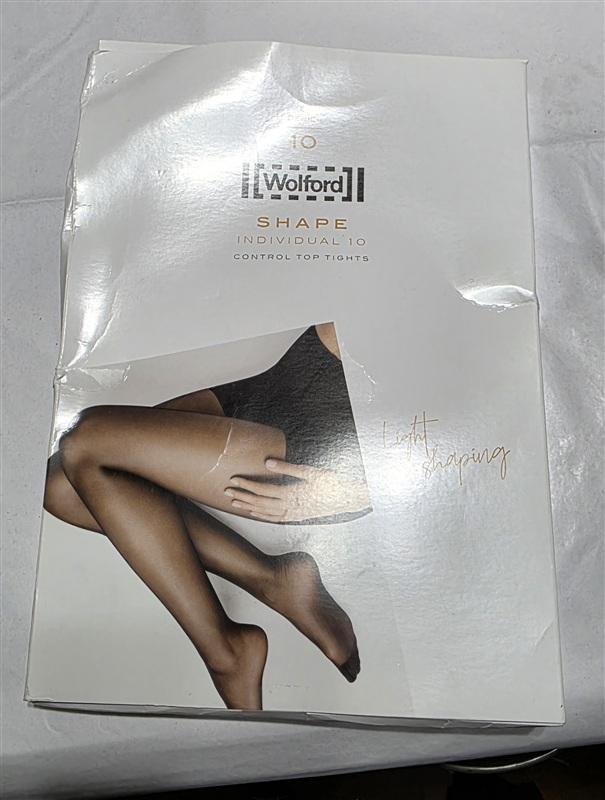 NWT Wolford S Shape Individual 10 Control Top Tights Cosmetic 135501
