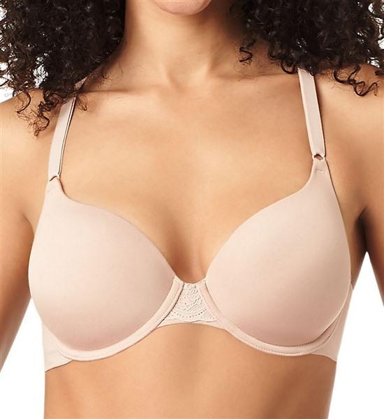 NWT Warners 40C Cloud 9 Underwire Lace Back Contour Bra RF2691A White 135529