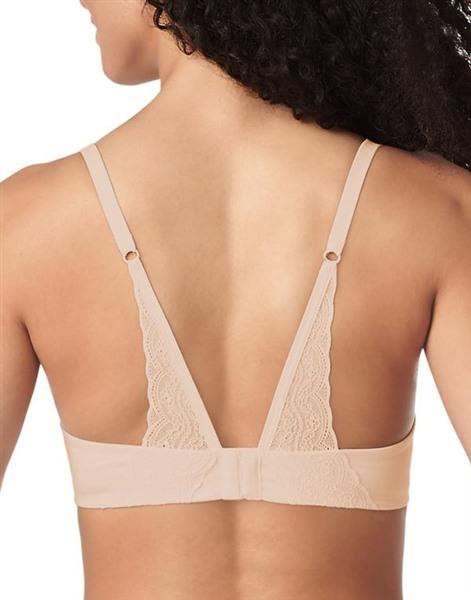 NWT Warners 40C Cloud 9 Underwire Lace Back Contour Bra RF2691A White 135529