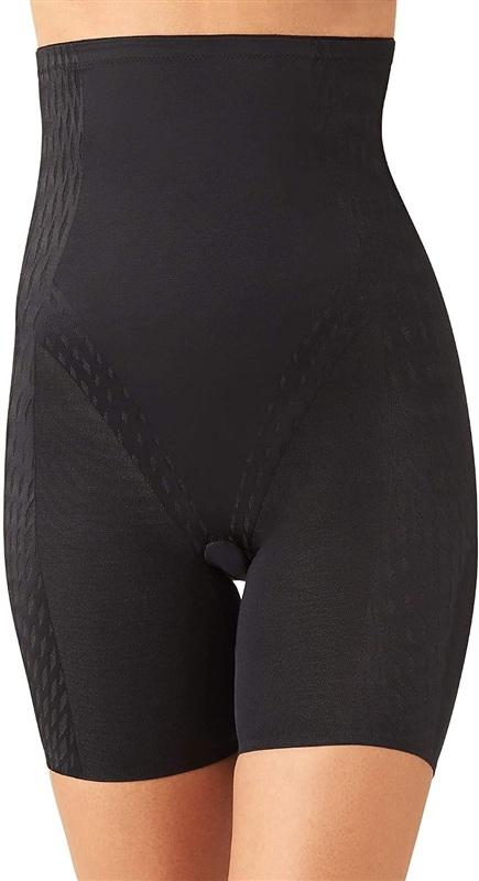 NWT Wacoal M Elevated Allure Seamless Hi Waist Thigh Shaper 805330 Black 135539
