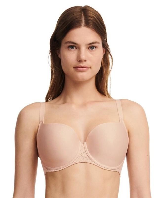 NWOT Chantelle 36D Norah Smooth Sweetheart T-Shirt Bra 13FN Pink 135540