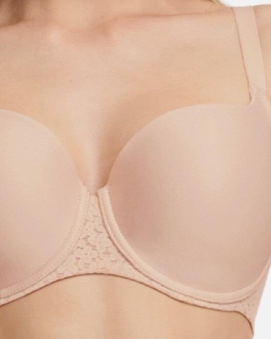 NWOT Chantelle 36D Norah Smooth Sweetheart T-Shirt Bra 13FN Pink 135540