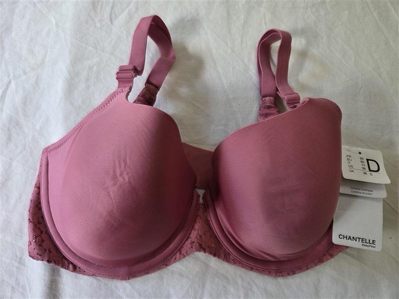 NWOT Chantelle 36D Norah Smooth Sweetheart T-Shirt Bra 13FN Pink 135540