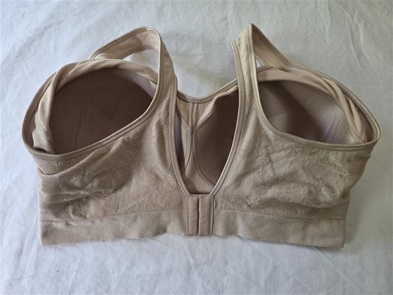 NWOT Bali 2XL Comfort Revolution Smart Size Foam Cup Bra 3488 Beige Floral 135546