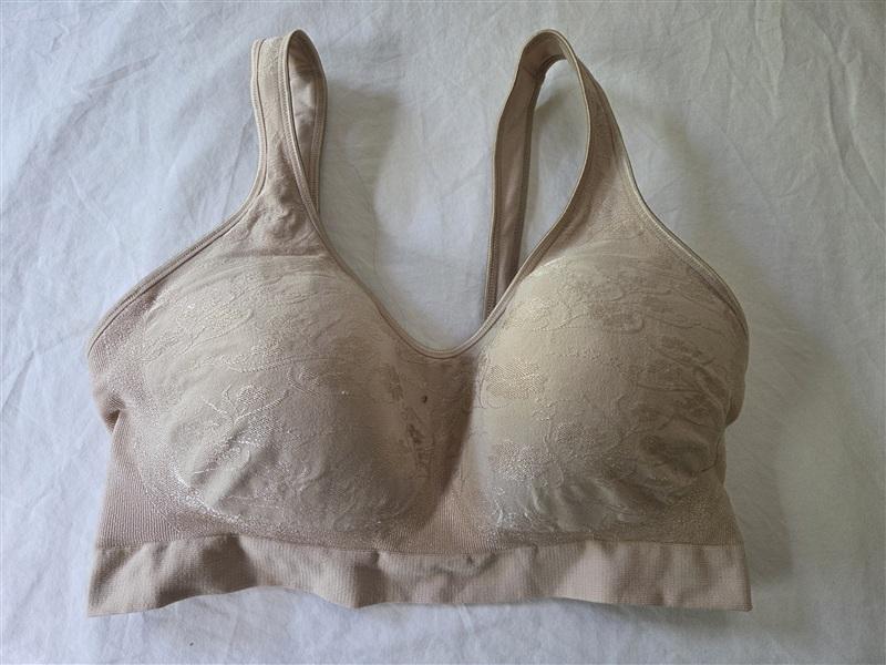 NWOT Bali 2XL Comfort Revolution Smart Size Foam Cup Bra 3488 Beige Floral 135546