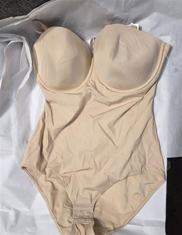 NWT Wacoal 40D Red Carpet Strapless Shaper Bodybriefer 801219 Beige 135549