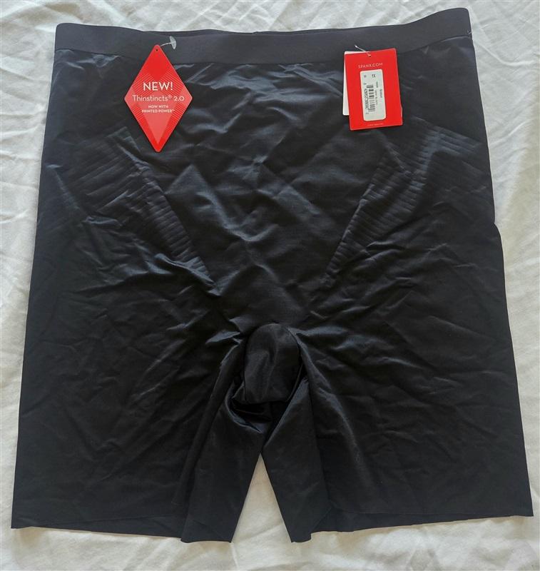 NWT SPANX Thinstincts 2.0 High-Waisted S Girl Shorts 10252R Black 135556