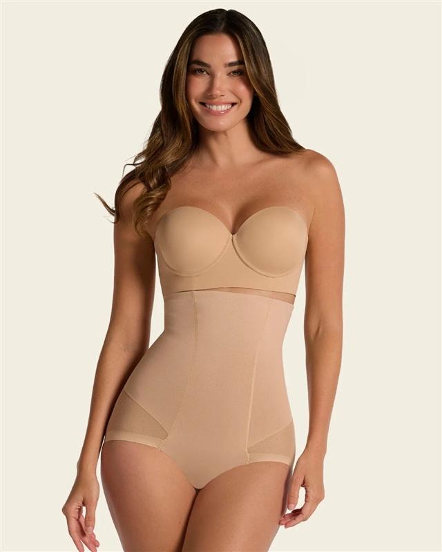 NWOT Leonisa XL Sheer Highlight Ex Hi-Waisted Sheer Bottom Sculpt Shaper Panty