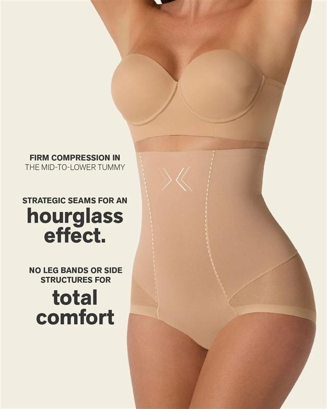 NWOT Leonisa XL Sheer Highlight Ex Hi-Waisted Sheer Bottom Sculpt Shaper Panty