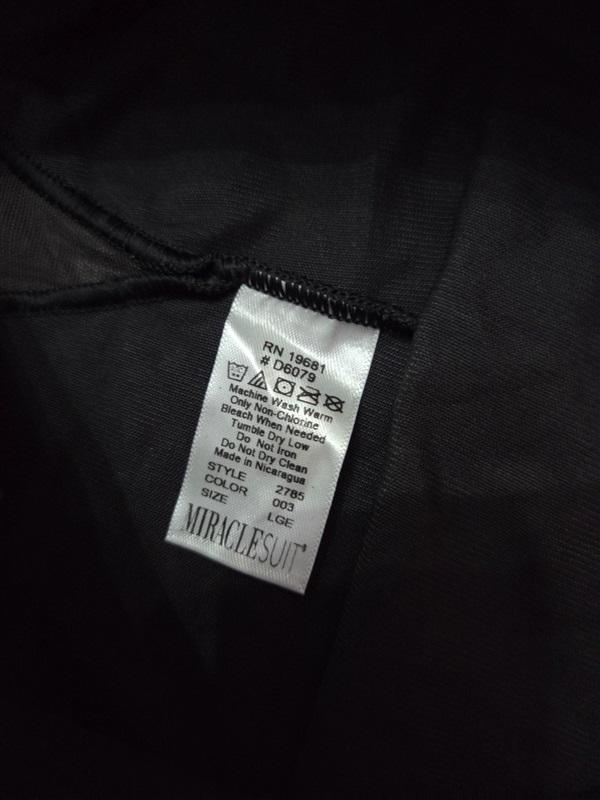 NWOT Miraclesuit S Hi-Waist Brief 2785 Shaper Panty Black 135558