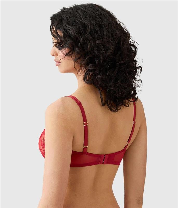 NWT Wacoal 34G Midnight Soiree Underwire Bra Caviar Sheer Lace 135584
