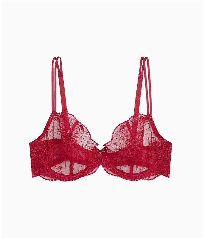 NWT Wacoal 34G Midnight Soiree Underwire Bra Caviar Sheer Lace 135584