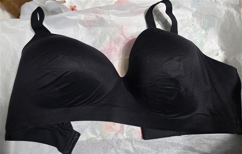 NWOT Soma 38B Enbliss Wireless V Neck Bra Black Leaf 135588