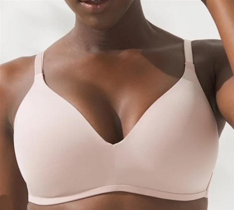 NWOTD Soma 36DDD Vanishing 360 Perfect Coverage Wireless Bra Beige 135589