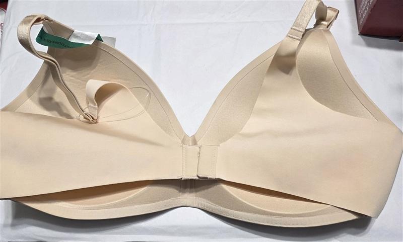 NWOTD Soma 36DDD Vanishing 360 Perfect Coverage Wireless Bra Beige 135589