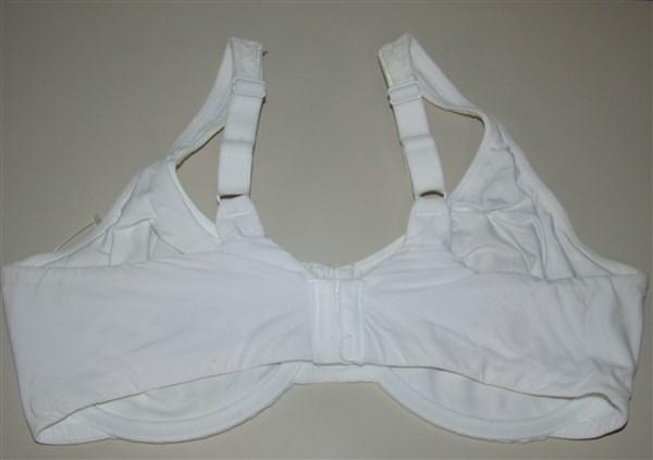 NWT Olga Bra 36DD Sheer Leaves Lace Full-Figure Minimizer 35519 White 135597