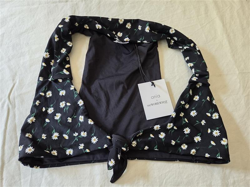 NWT Onia S We Wore What Salerno Daisies Bikini Swim Top 135618