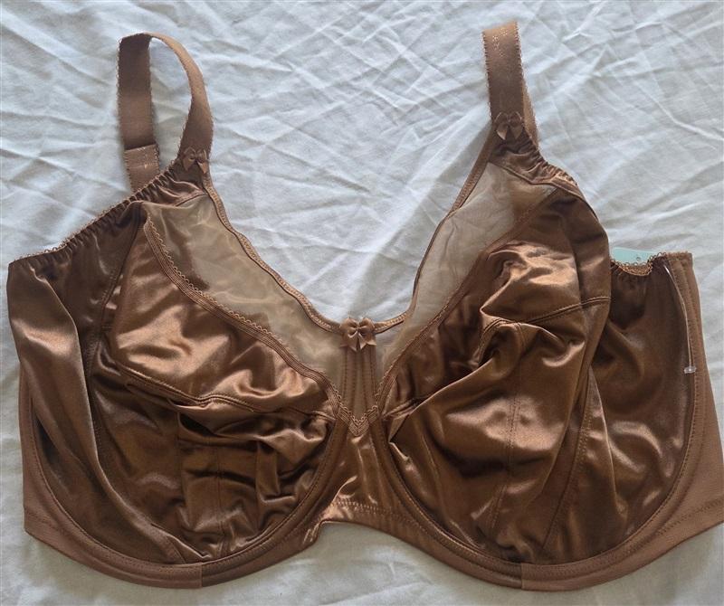 NWT Goddess 46I Keira Banded Underwire 6090 Lace Bra Brown 135624