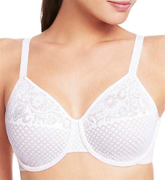 NWOT Wacoal 38DDD Visual Effects Minimizer Bra 857210 White 135626