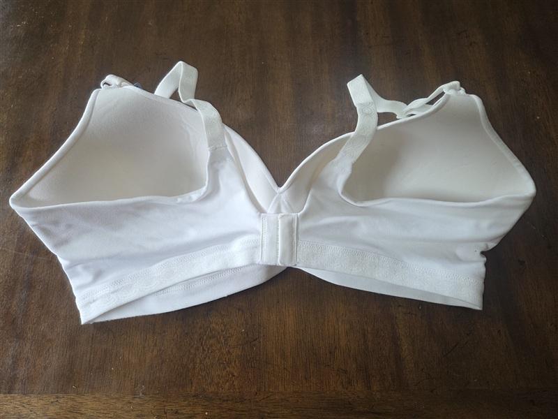 NWOT Warners Bra 34B Cloud 9 Full-Coverage Wire-Free Contour 1269 White 135628