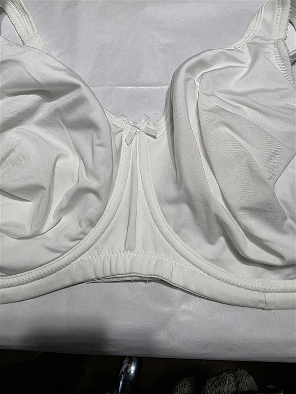 NWOt Comfort Choice 44DD Microfiber Underwire Unlined White Bra 135632