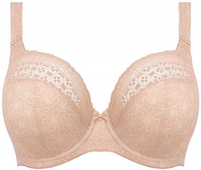 NWT Elomi 40K USA KIM SIDE SUPPORT PLUNGE BRA EL4340 Black 135633