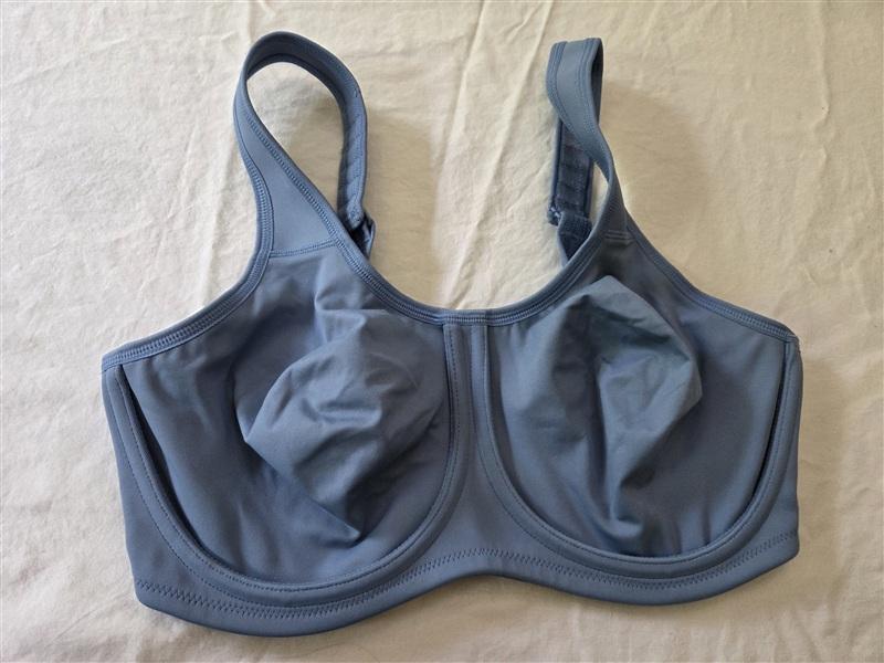NWOT Wacoal 34DD Blue Sport Underwire Bra 855170 Free Shipping 135635